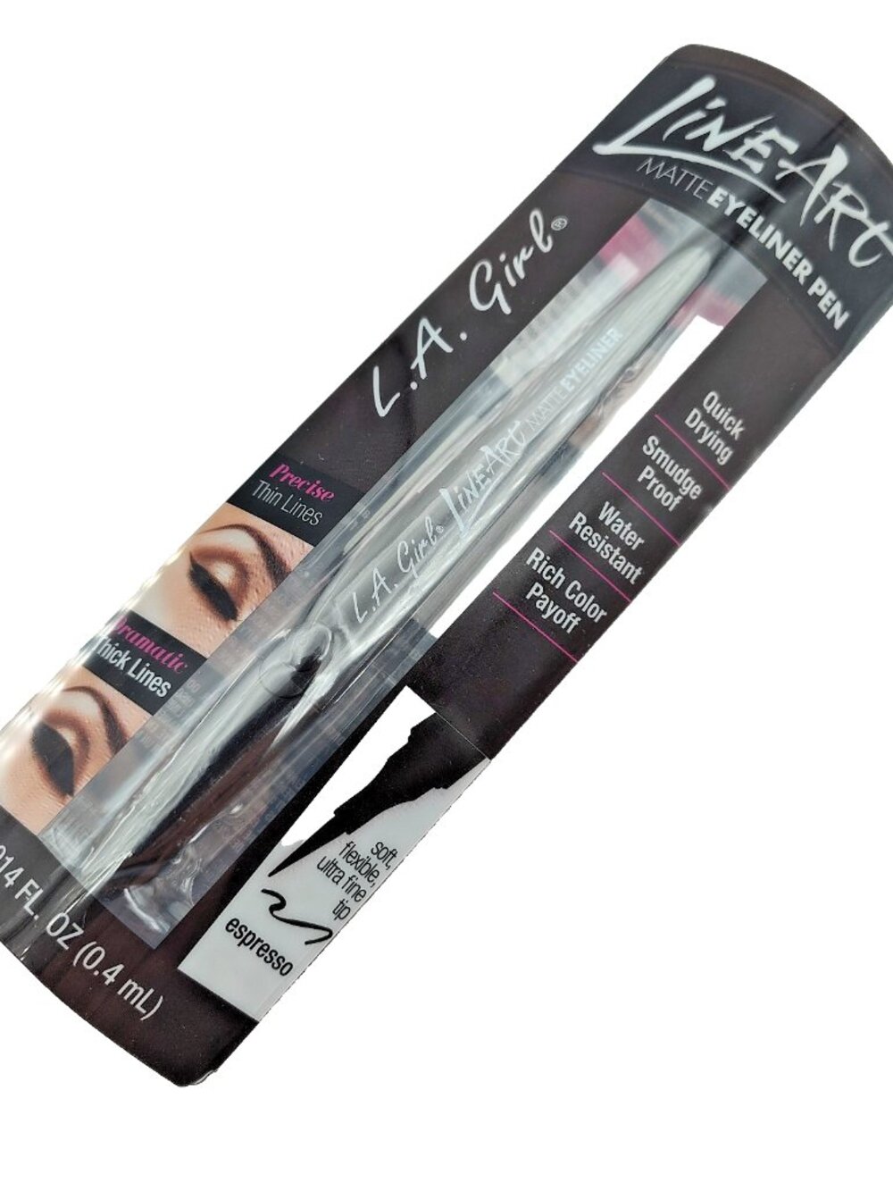 NEW L.A. Girl Line Art Matte Eyeliner Pen Espresso GLE713 Sealed